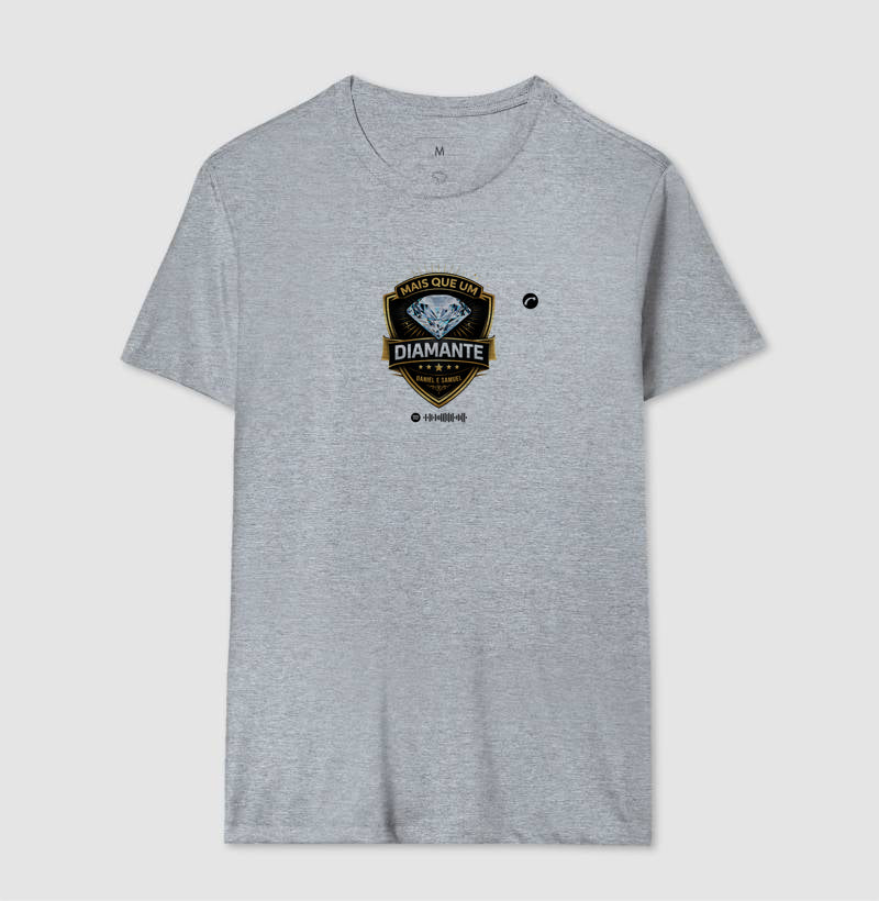 Camiseta: Mais que um diamante - Daniel e Samuel