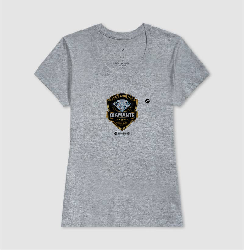 Camiseta: Mais que um diamante - Daniel e Samuel