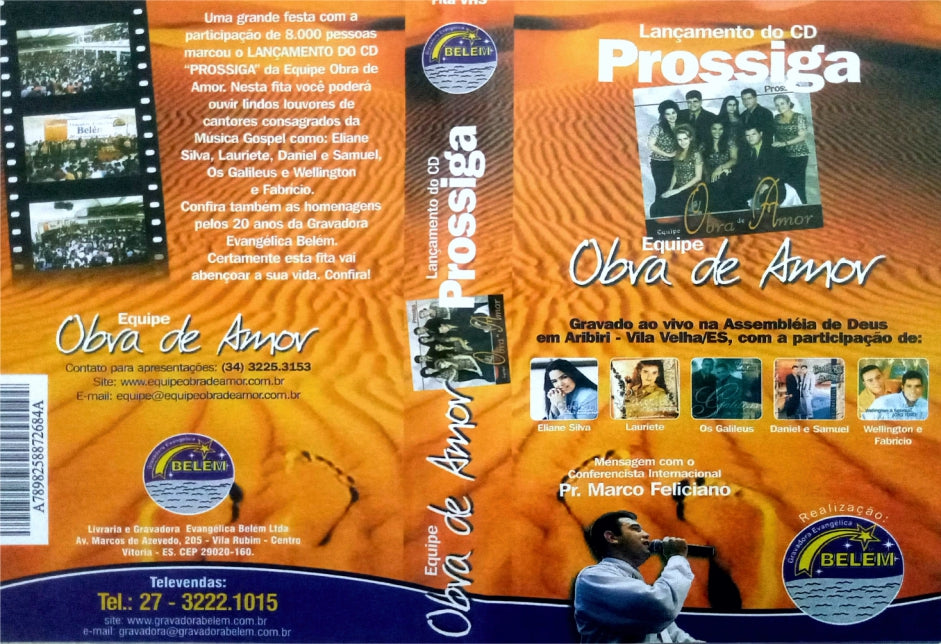DVD Digital: Prossiga - Equipe Obra de Amor (Completo)